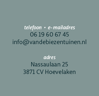 Van de Biezen Tuinen Hoevelaken